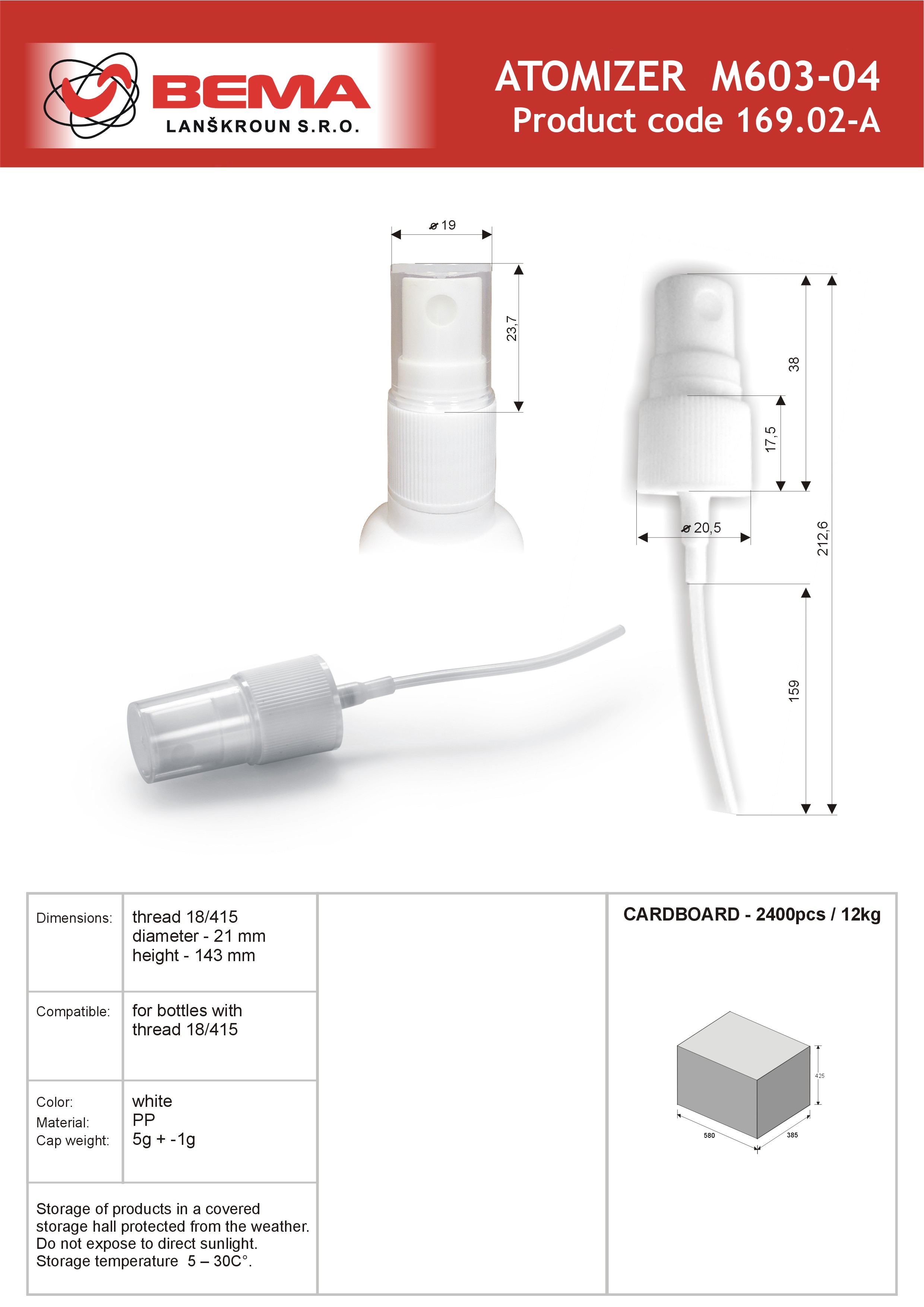 atomizer M603-04-11-1-2021